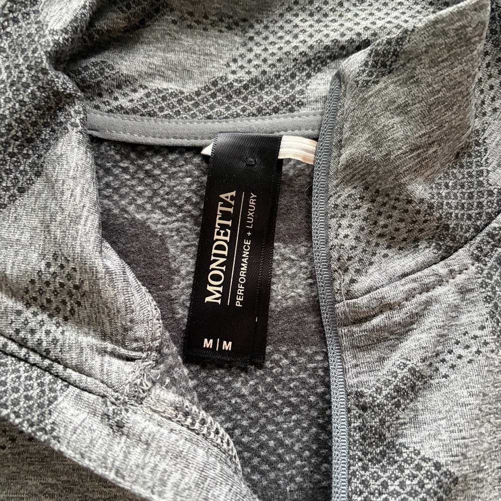 Camo Gray Half Zip - Picture 2 of 4
